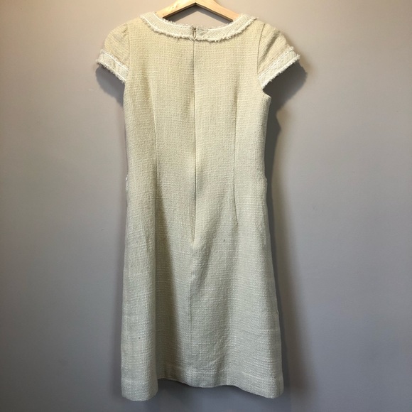 Ropé sand coloured short dress with pockets. - Picture 3 of 4